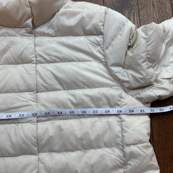 Uniqlo Ultra Light Down Jacket Women’s XL Off-White 750 Fill Power Packable - Picture 10 of 12